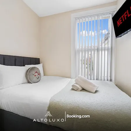 アパート The Belle Spacious 6 Bedroom By Altoluxo Short Lets & Serviced With Free Wifi & Parking *